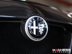 Alfa Romeo Emblem Covers - Front + Back Set - V1 - 74mm
